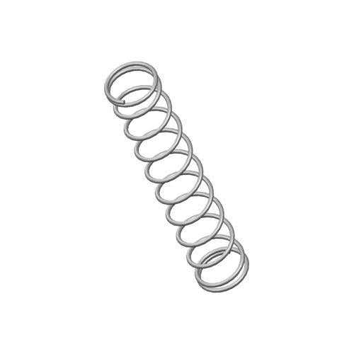 Century Compression Spring 6.35mm X 34.93mm X 0.51mm Zinc Plated Pack of 2