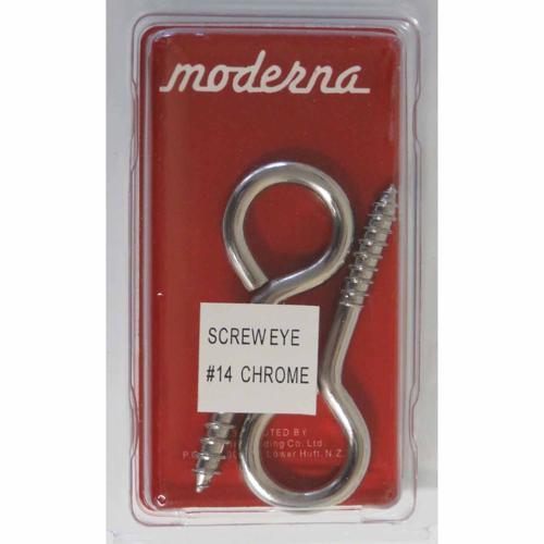 Moderna Screw Eye L: 65mm. 25mm Pack of 2