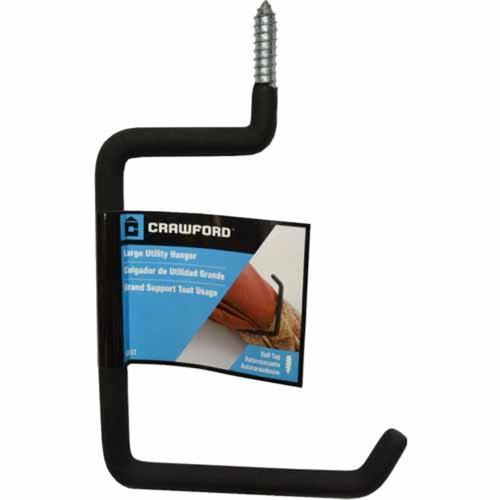 Crawford Screw-In Utility Hook 162 X 225mm Black