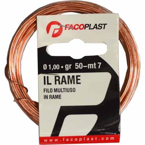 Faco Plast Multi-Purpose Wire Coil 1mm Copper