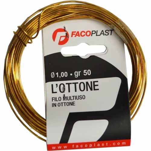 Faco Plast Multi-Purpose Wire Coil 1mm Brass