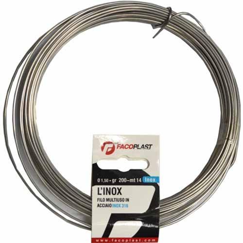 Faco Plast Multi-Purpose Wire Coil 1.5mm Stainless Steel 316