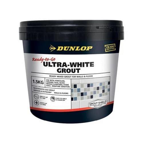 Dunlop Ultrawhite Ready Grout 1.5kg