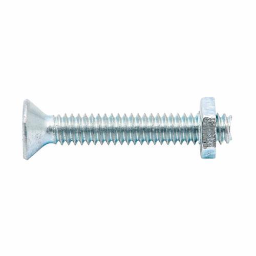 Zenith Mushroom Head Bolt & Nut 5/32 Inch X 25mm Zinc Plated Pack of 20