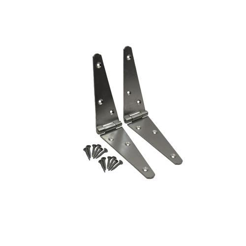 Gartner Home Zinc Plated Strap Hinge Pack of 2