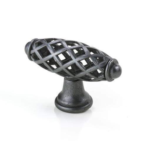 Sylvan Holbeck Cabinet Knob 36.8 X 58.2mm Antique Black Finish