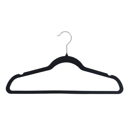 Nouveau Coat Hanger Velvet 3 Pack Black