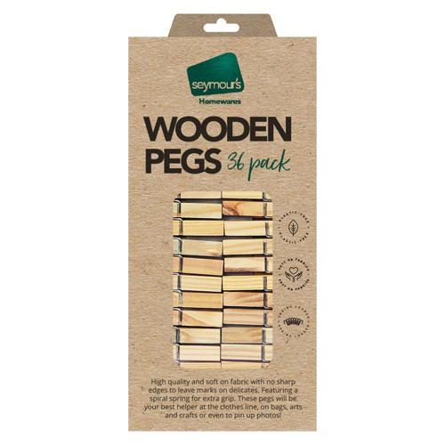 Seymours Wooden Clothes Pegs