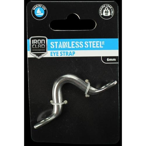 Iron Clad Eye Strap 6mm Stainless Steel 316