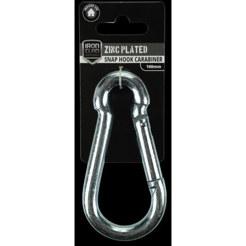 Iron Clad Snap Hook 100mm Zinc Plated