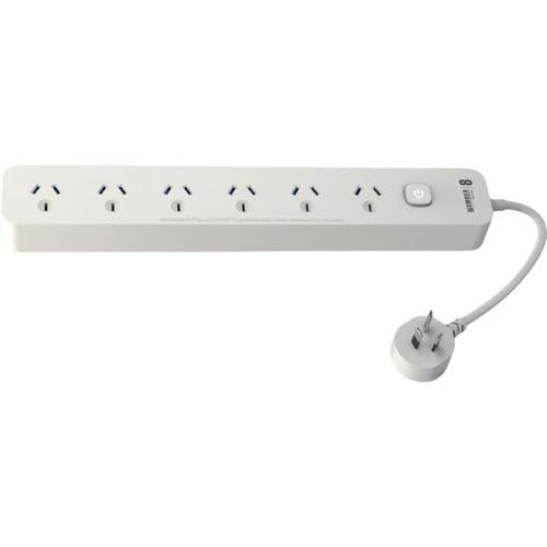 Number 8 Powerboard 6 Way