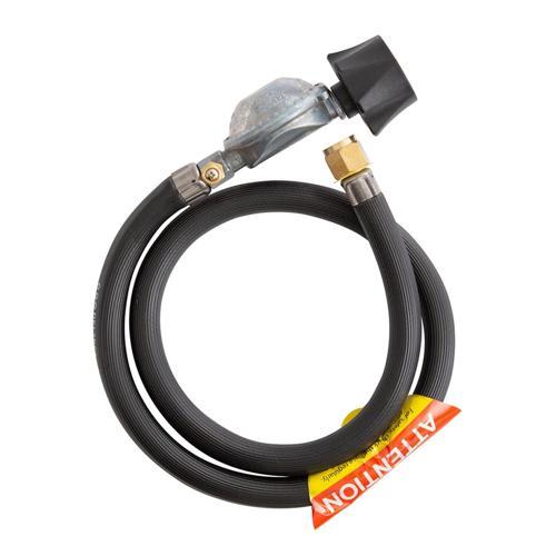 Grilled Hose And Regulator 2kg 180° Safelok (LCC27) Regulator BBQ 5/8 UNF Outlet