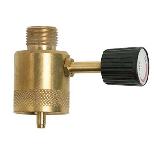 Grilled Propane Canister (1-20 UNEF) Outlet To Camping (BSP-LH) Outlet Adaptor