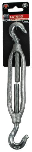 Iron Clad Turnbuckle Hook/Hook 10mm Galvanised