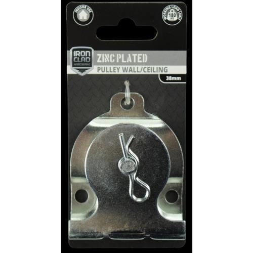 Iron Clad Heavy Duty Pulley 38mm Zinc Plated