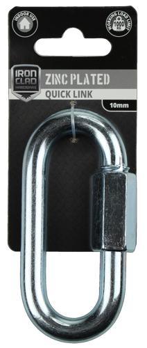 Iron Clad Quick Link 10mm Zinc Plated
