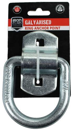 Iron Clad Ring Anchor Point Galvanised