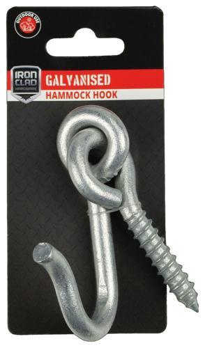 Iron Clad Hammock Hook Galvanised
