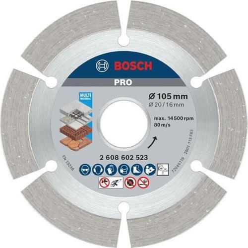 Bosch Multi Material Diamond Cutting Disc 105 X 20/16mm