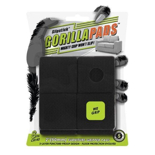 Slipstick GorillaPads Square Gripper Pads 50mm Pack of 8