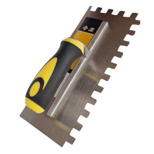 QEP Square Notch Adhesive Trowel 12mm Black & Yellow
