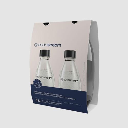 SodaStream Carbonating Bottles Twin Pack 500mL