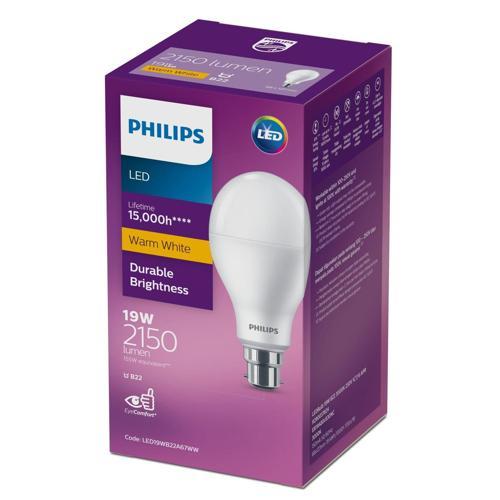 Philips LED Bulb 19W 2150 Lumens B22 Warm White Frosted