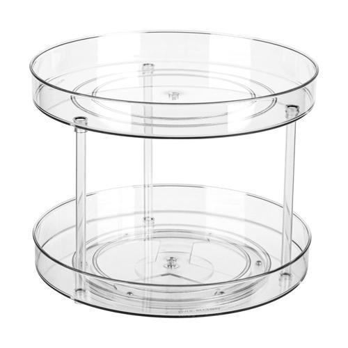 Nouveau 2-Tier Turntable 270mm Clear