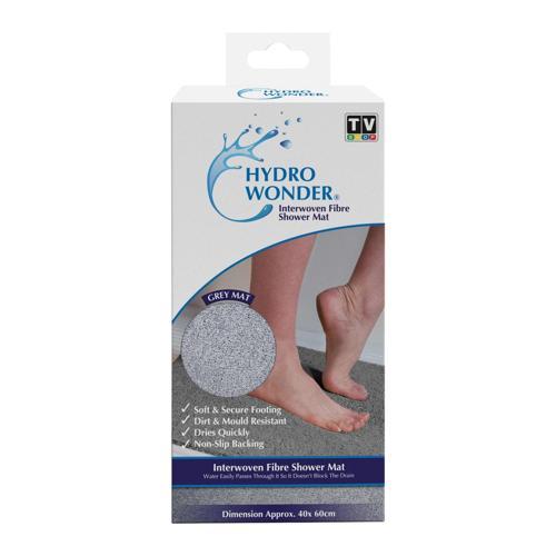 Hydro Wonder Shower Mat 40cm X 60cm Grey