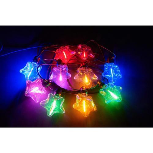 Nouveau 10 Star Chasing String Lights 4.5m / Plug-In Multi Colour