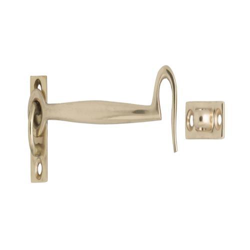 Miles Nelson Cabin Hook 8 X 50mm Brass