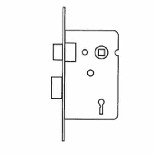 Schlage 2Lever Mortice Lock Nickel Plate