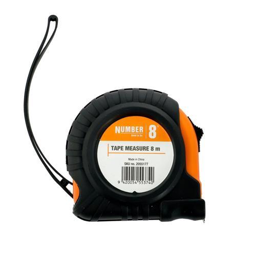 Number 8 Tape Measure 8m X 5mm