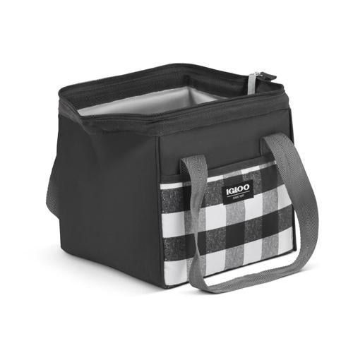 Igloo Essentials Leftover Cooler Bag 9 Can Gingham Grey