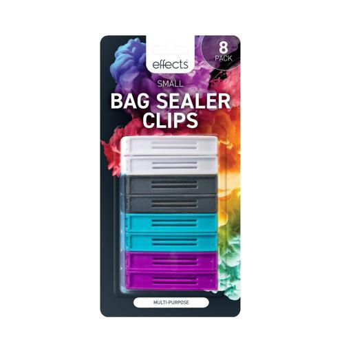 Effects Bag Sealer Clips Small Assorted 8 Pack