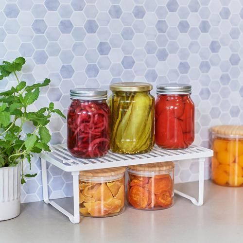 Nouveau Shelf Rack Stackable White