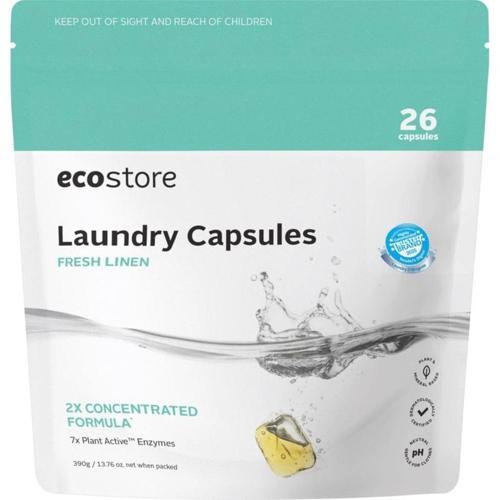 Ecostore Laundry Capsules Fresh Linen 26 Pack