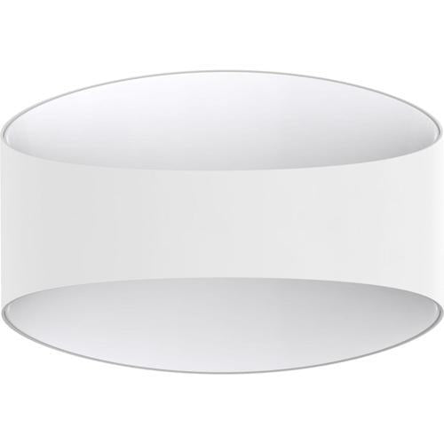 8W Oval Indoor Wall Light Wht