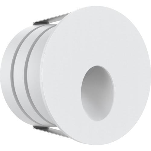 2W Oval Outdoor Step Light IP65 Wht