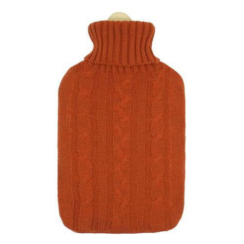 Nouveau Hot Water Bottle With Knitted Cover 1.9l Marmalade