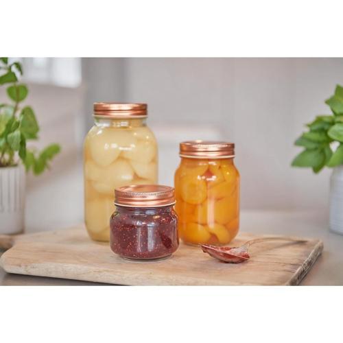 Nouveau Preserving Jar Lids Copper 3 Pack
