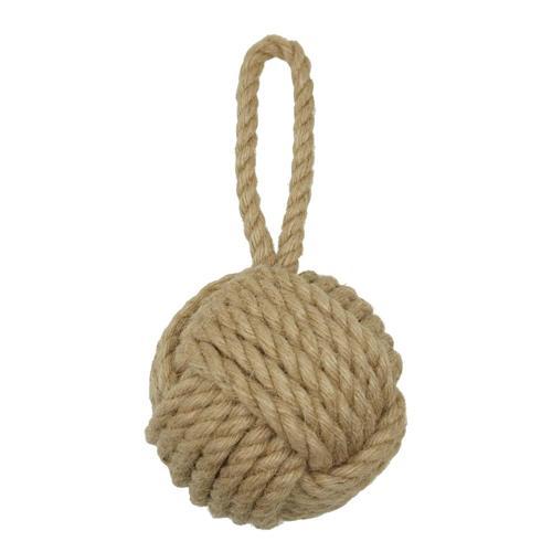 Nouveau Rope Ball Door Stop Natural