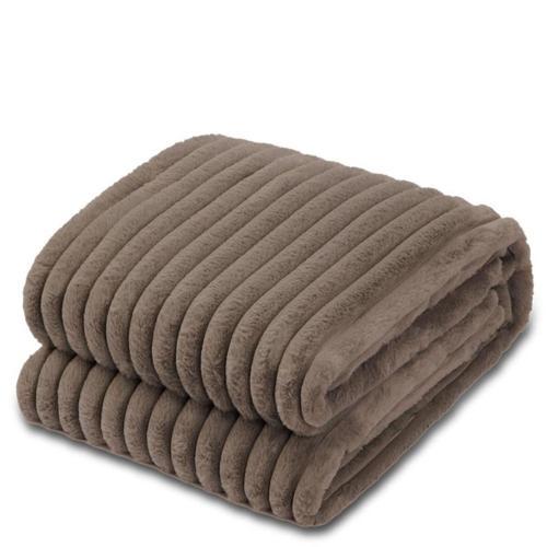Electric Blanket Faux Fur Throw Goldp