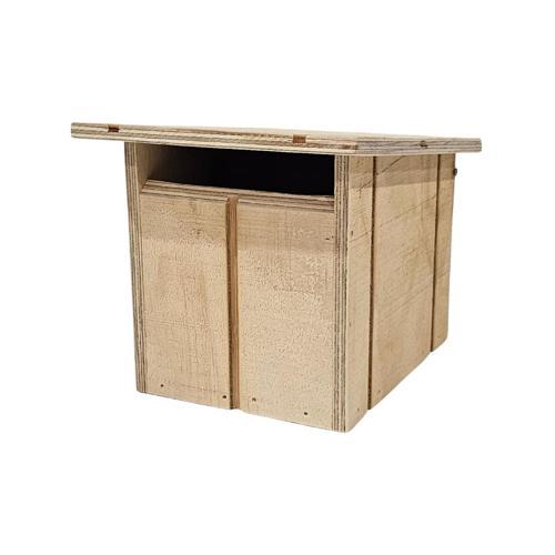 Goodwood Lodge Timber Letterbox 220 230 L: 300mm Natural