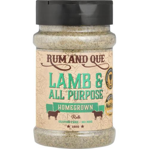Rum And Que 180g Lamb & All Purpose Seasoning Homegrown