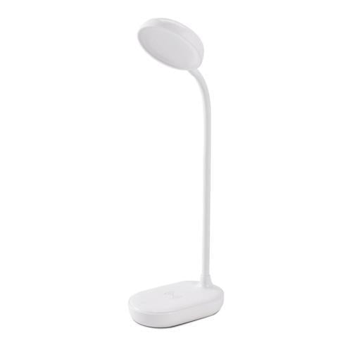Orbit Lighting Round Desk Lamp 15W Wireless Charging - White