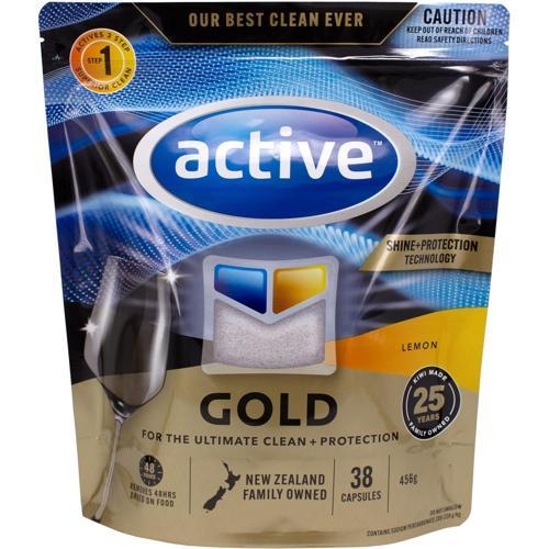 Active Gold Capsules 38s Lemon