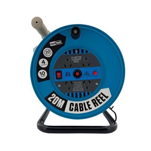 Cordtech HD Cable Reel With 4 Outlets 20m
