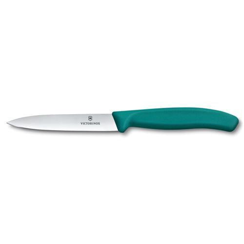 PARING KNIFE STRT 10cm GREEN VICTX