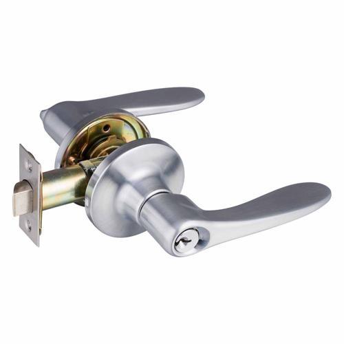 Schlage Regent Series Rubens Entrance Lever 118mm Satin Chrome Plate